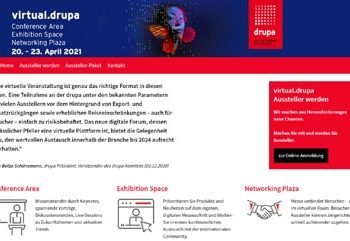 virtual.drupa 2021 için  kayıtlar açık