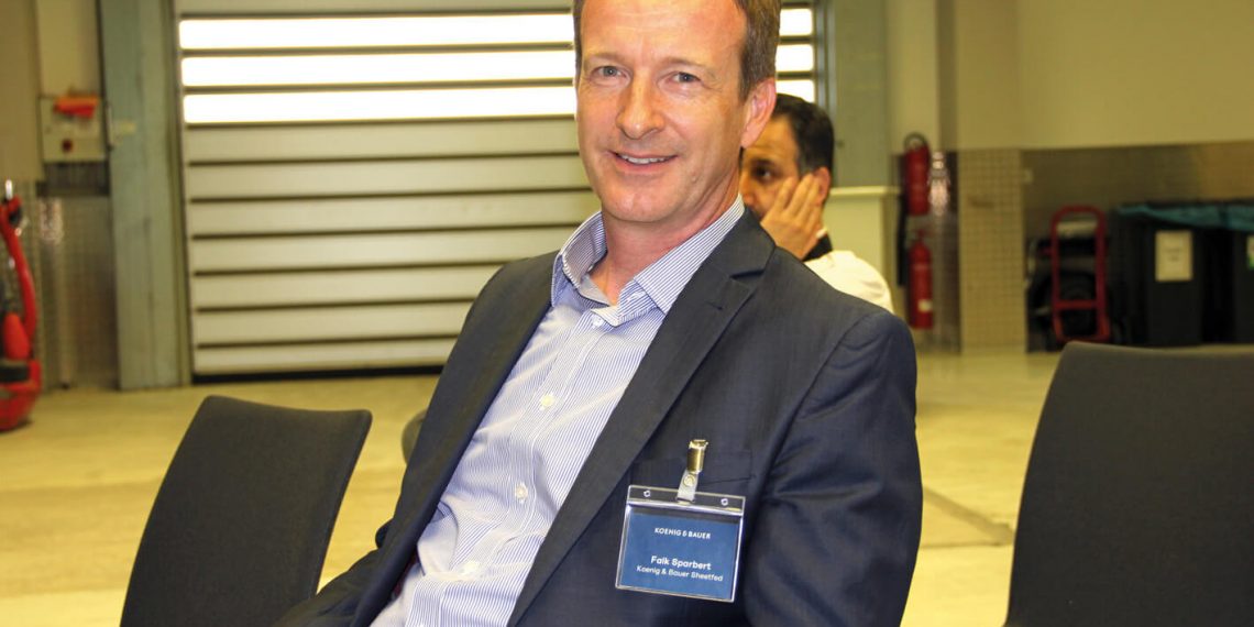 Koenig & Bauer Tabaka Ofset Çözümleri,  Satış Başkan Yardımcısı Falk Sparbert  “Koenig & Bauer olarak en geniş  makina parkını sunan firmayız”