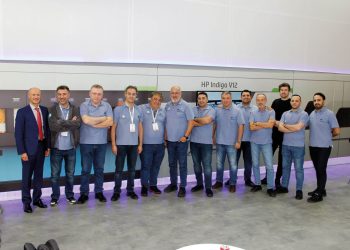 Matset standında  HP Indigo V12 heyecanı vardı