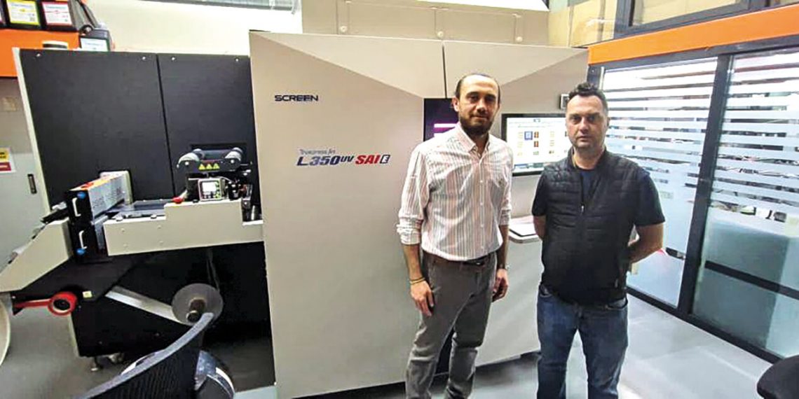 Yeni SCREEN Truepress Jet L350 SAI-E dijital baskı makinesi ile  Güleç Etiket, verimliliği ve kalite tutarlılığını artırıyor