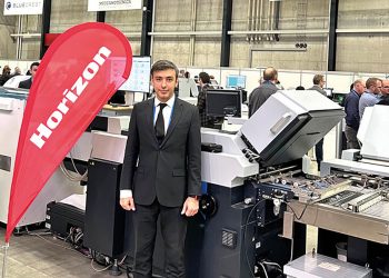 Horizon BQ-270V kapak takma makinemizle SIGN İstanbul fuarındayız