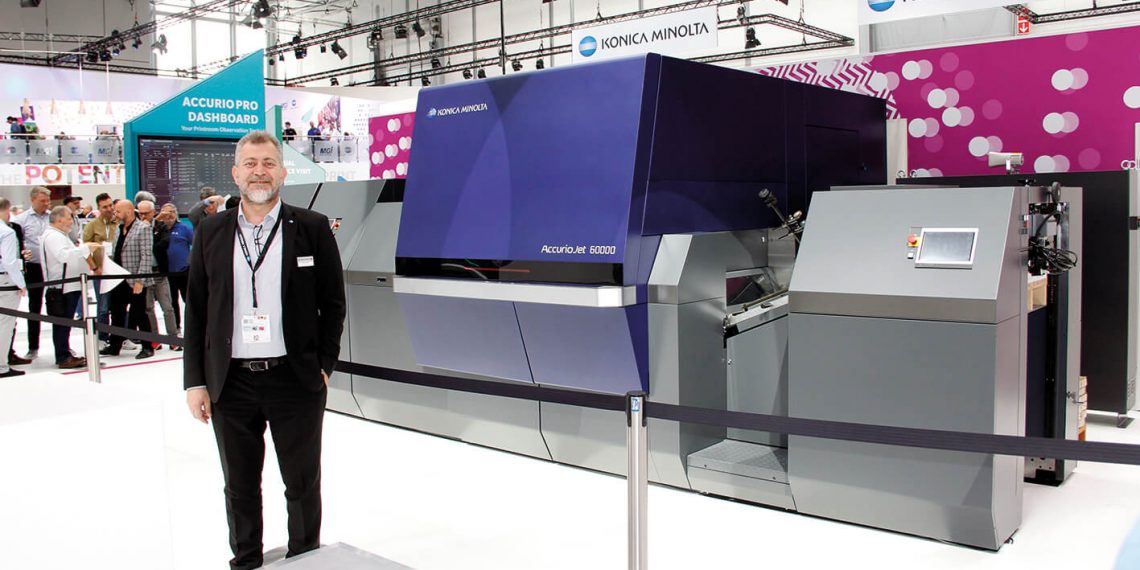 Konica Minolta standındaki  yeni endüstriyel inkjet çözümleri ilgi odağı oldu