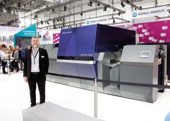 Konica Minolta standındaki  yeni endüstriyel inkjet çözümleri ilgi odağı oldu