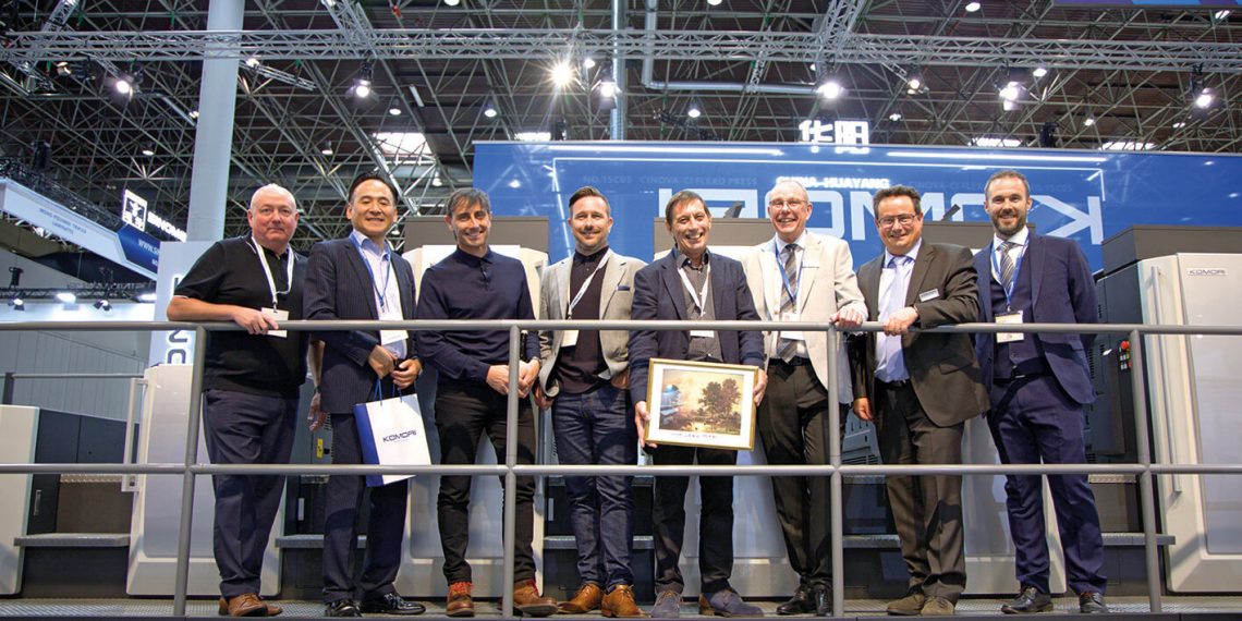 drupa 2024’te sergilenen  Komori GLX-740+CC Advance EX Edition Wilkins Group tarafından alındı