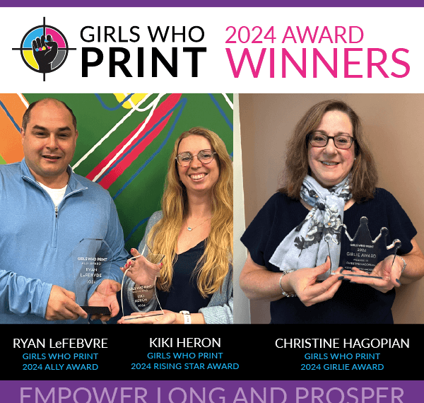 Baskı ve grafik iletişim sektöründeki en büyük küresel kadın ağı olan  Girls Who Print, üç sektör mensubunu ödüllendirdi