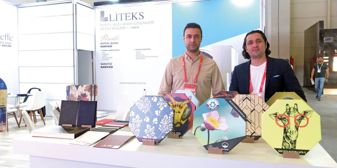 Liteks SIGN İstanbul’da  dijital baskı kanvaslarını ve  kumaş cilt bezlerini tanıttı