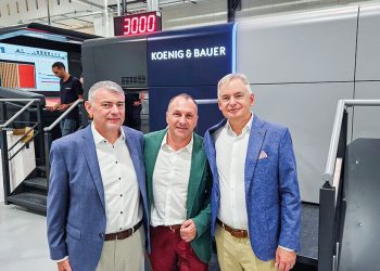 Güneydoğu Avrupa’daki en uzun Rapida baskı makinesi üretime geçiyor. Rumen baskı şirketi Rodotex için Koenig & Bauer’den Rapida 106